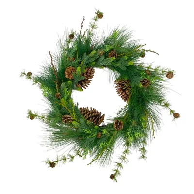 Long Needle Pine Christmas Wreath