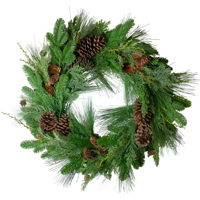 Pinecones and Cedar Leaves Wreath