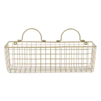 Antique Gold 2-pc. Wire Basket Set