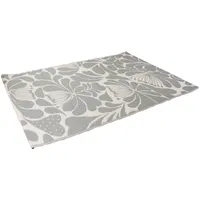 Slate Floral Outdoor Area Rug, 4x6