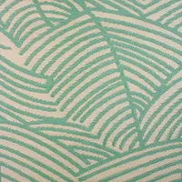 Green Palm Leaf Outdoor Area Rug, 4x6