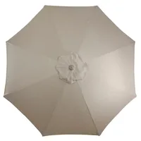 Taupe Tilt Hand Crank Outdoor Umbrella
