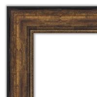 Bronze Frame Beveled Mirror, 35.5x29.5 in.