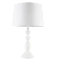 Matte White Candlestick Martha Stewart Table Lamp