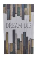 Dream Big Wood Slat Wall Plaque