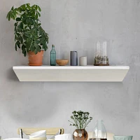 Wedge Wood Floating Shelf