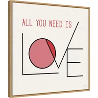 All You Need Is Love Valentine's Framed Wall Art