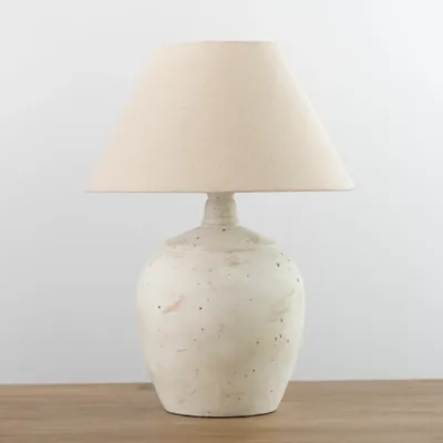 Bronson Cream Painted Table Lamp