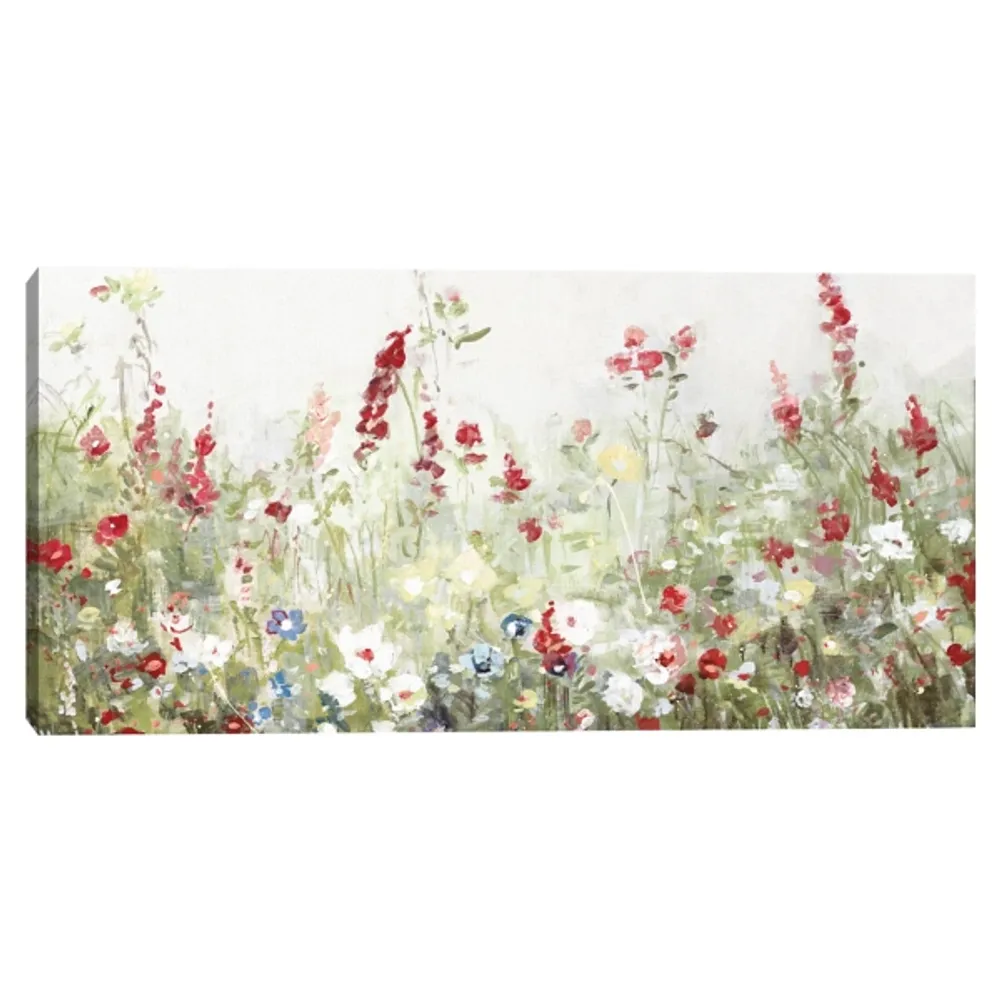 Sleepy Spring Meadow Canvas Art Print