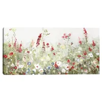 Sleepy Spring Meadow Canvas Art Print