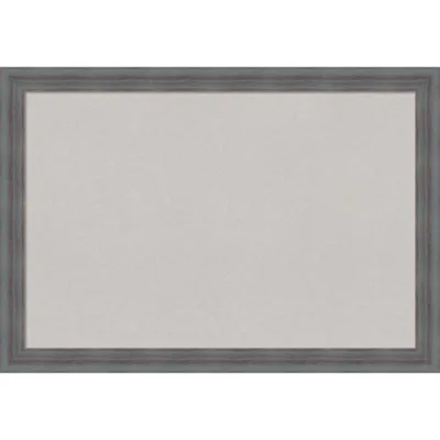 Dark Gray Framed Corkboard