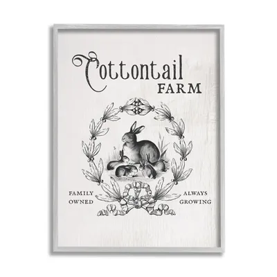 Cottontail Farm Framed Easter Wall Art