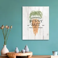 Bunny Bait Carrot Canvas Art Print