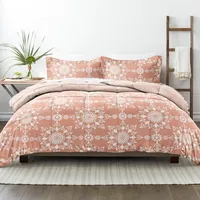 Clay Daisy Medallion Queen 3-pc. Comforter Set