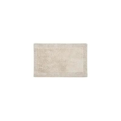 Taupe Tufted Reversible Cotton Bath Mat, 34 in.
