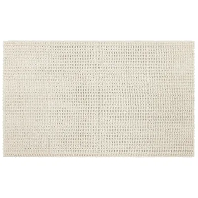 Parchment Memory Foam Chenille Bath Mat