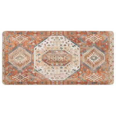 Terracotta Medallion Cushioned Kitchen Mat