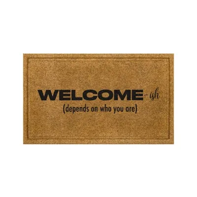 Natural Welcome-ish Doormat