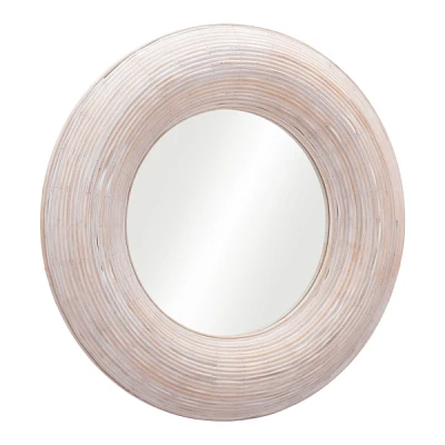 Light Layered Rings Wall Mirror
