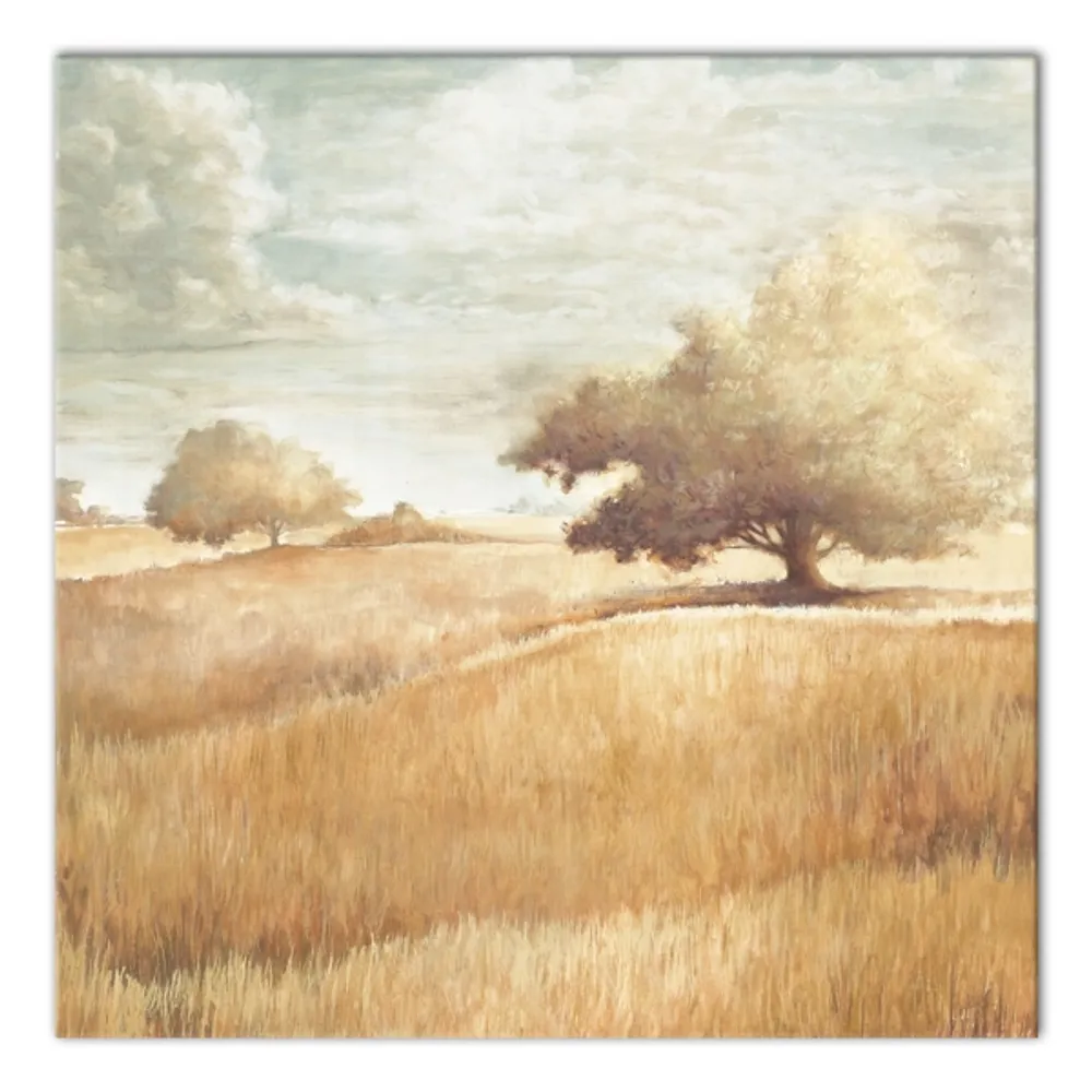 Golden Wheat Field Canvas Art Print