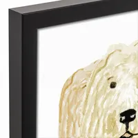 Personalized Golden Doodle Canvas Wall Plaque