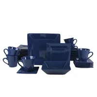 Royal Blue Squared 30-pc. Dinnerware Set