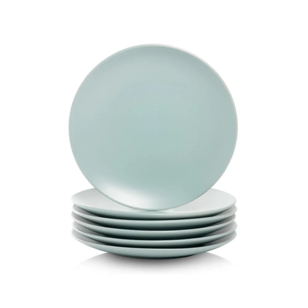 Mineral Blue Classic Coupe Salad Plates, Set of 6