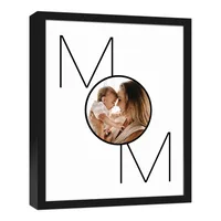 Personalized Simple Mom Photo Upload Canvas Print
