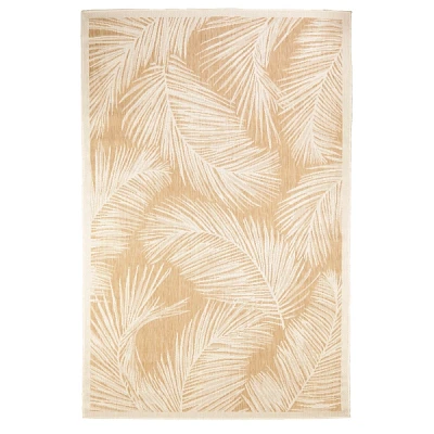 Sand Cabo Palm Indoor/Outdoor Rug, 4x7