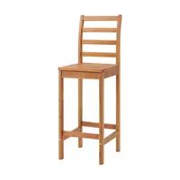 Honey Acacia Wood Bar Height 3-pc. Bistro Set