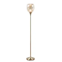 Frosted Starlight Golden Floor Lamp