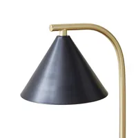 Black and Gold Double Shade Table Lamp