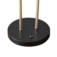 Black and Gold Double Shade Table Lamp