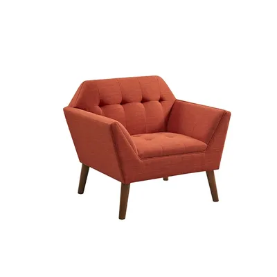 Spice Button Tufted Accent Chair