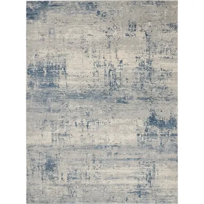 Blue Tally Abstract Area Rug, 9x13