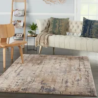 Multi Tally Textured Area Rug