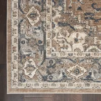 Multicolor Nadia Medallion Scatter Rug, 2x4