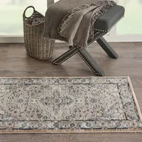 Multicolor Nadia Medallion Scatter Rug, 2x4