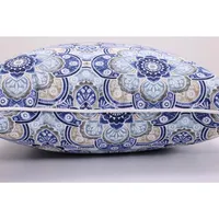 Blue Emilia Outdoor Lumbar Pillows, Set of 2