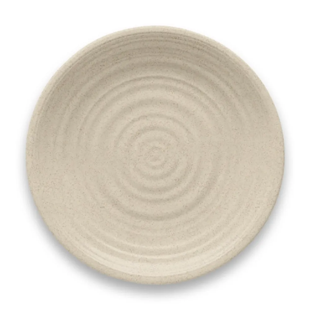 Natural Madden Melamine Dinner Plates, Set of 6