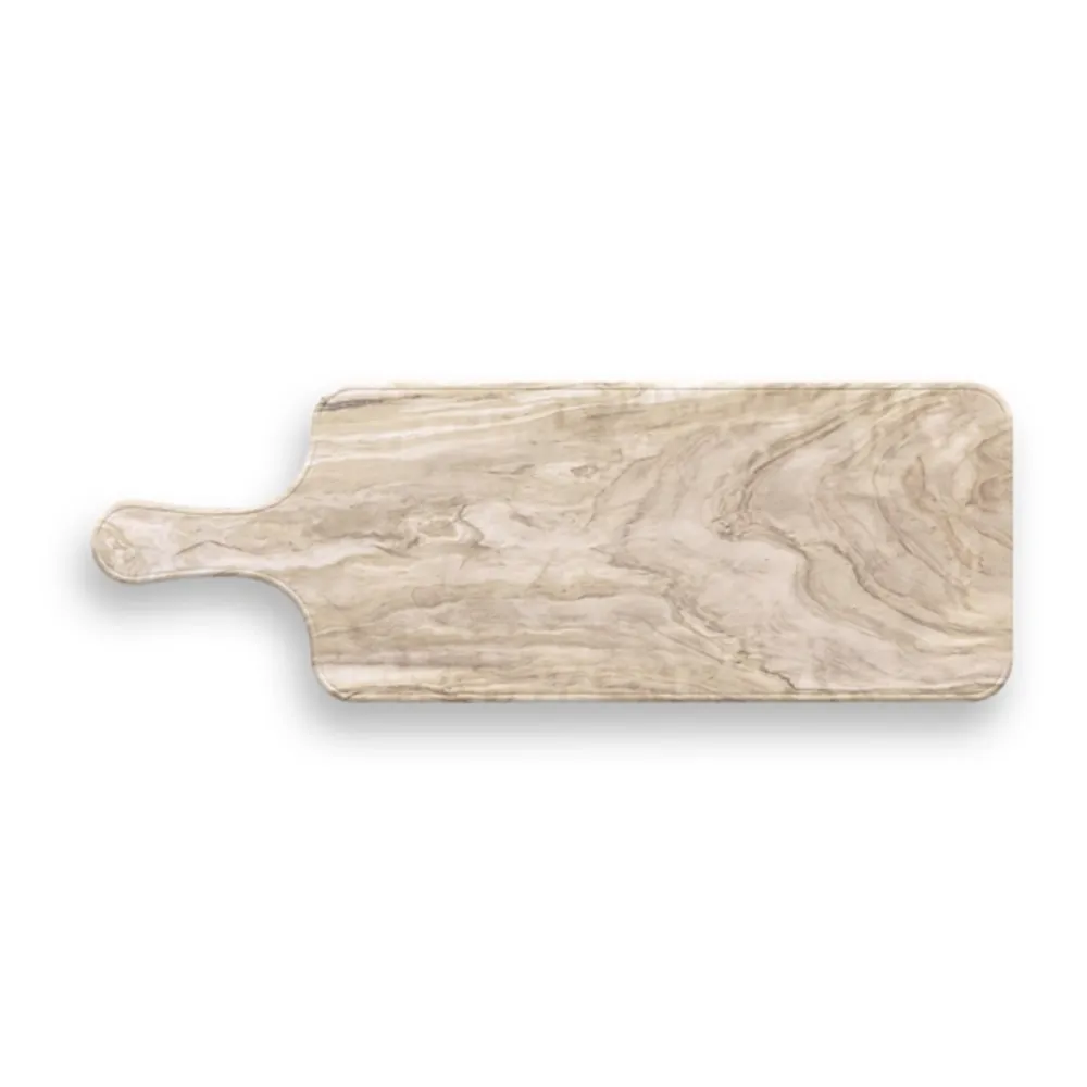 Faux Wood Melamine Serving Board