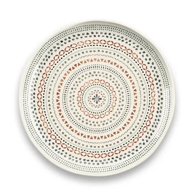 Multicolor Melamine Malena Dinner Plates, Set of 6