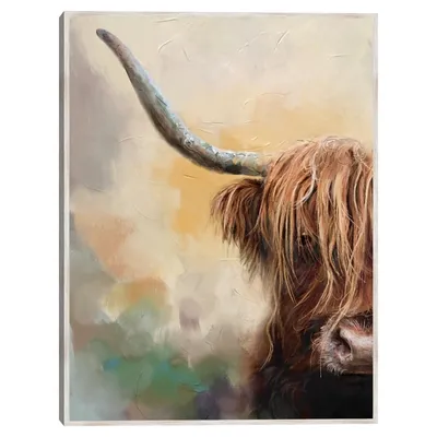 Highland Framed Canvas Art Print