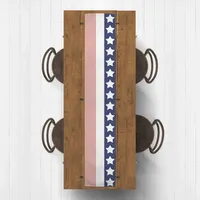July 4th Simple Stripe Decorative Table Runner