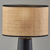 Rattan Shade Base Table Lamp