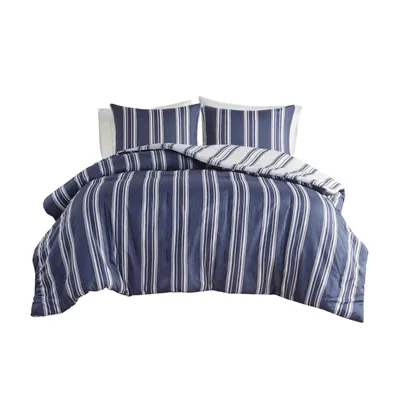 Blue Stripe Jackson 3-pc. King Comforter Set
