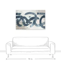 Chic Urban Abstract Canvas Art Print