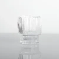 Linear Ribbed Short Glass