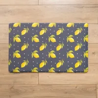 Vintage Lemons Kitchen Mat
