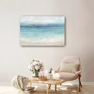 Serene Sea Abstract Canvas Wall Art